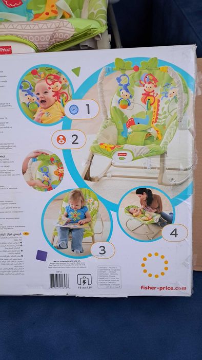 Шезлонг бебе Fisher price