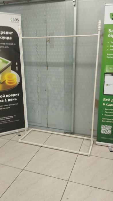 Вешалка напольная, стойка, рейлы