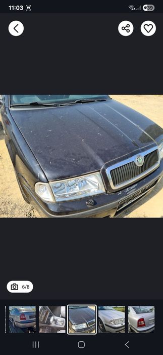 Capota bara far stop usa portbagaj radiator Skoda Octavia 1 Piese