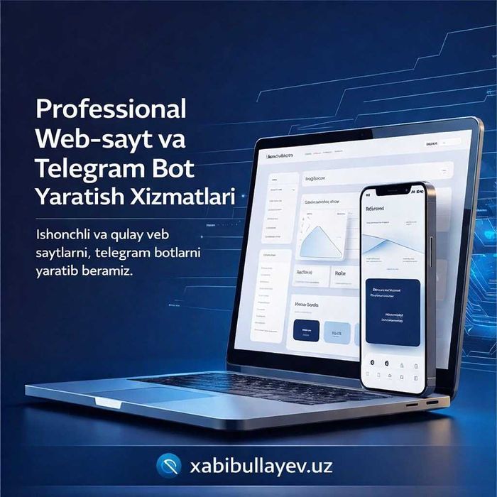Professional Veb-sayt va Telegram Bot Yaratish Xizmatlari