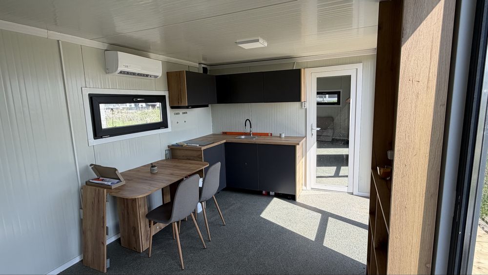 Casa modulara 21mp, off grid complet utilata