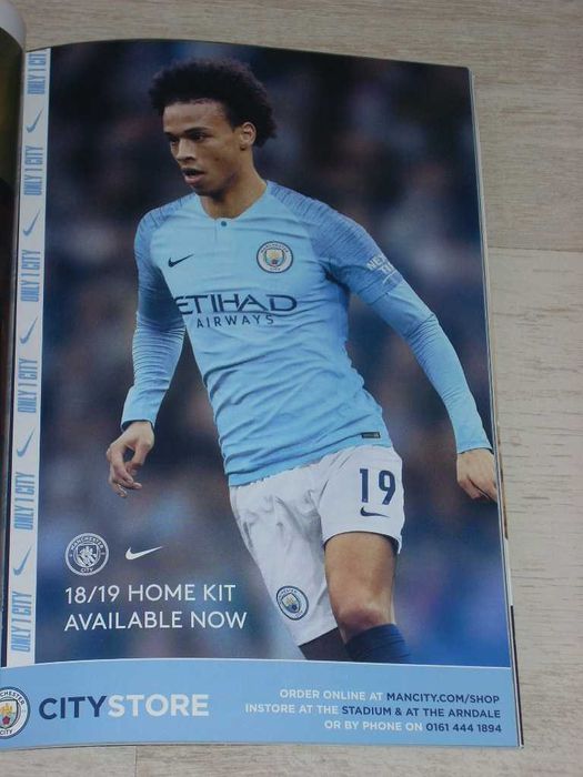 Манчестър Сити оригинални английски футболни програми 2012, 2013, 2018