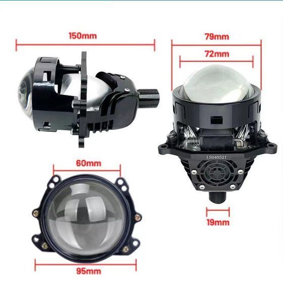 Лед лупи 3.0 Inch Bi LED лещи за фарове Проектор Лещи Hi/Lo Beam Автом