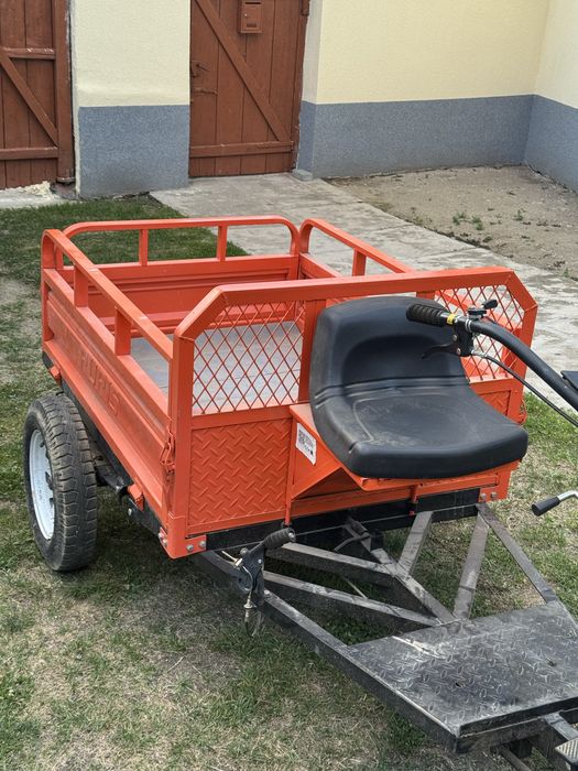 Motocultor progarden 18 cai cu remorca si freze