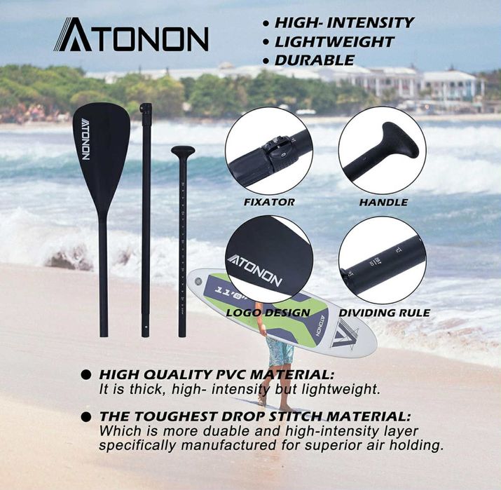 НОВ SUP Paddle Board / Падъл борд КОМЛЕКТ Runwave Atonon