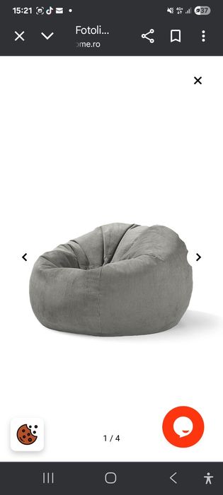 Fotolii din puf gigant