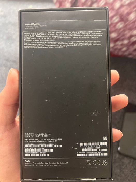 iPhoni 13 pro max 128 gb lik