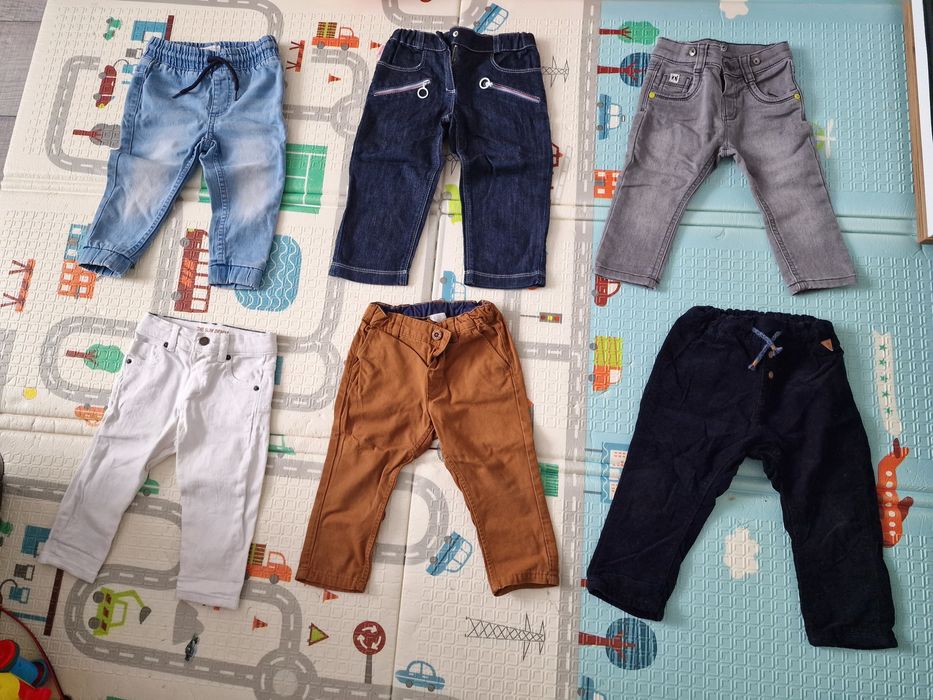 Lot pantaloni băieți 80-86
