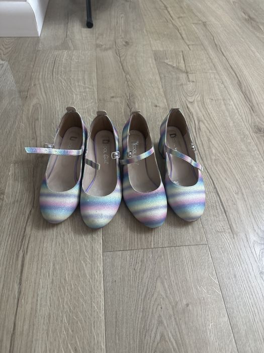 Туфли детские на каблуке 2 пары