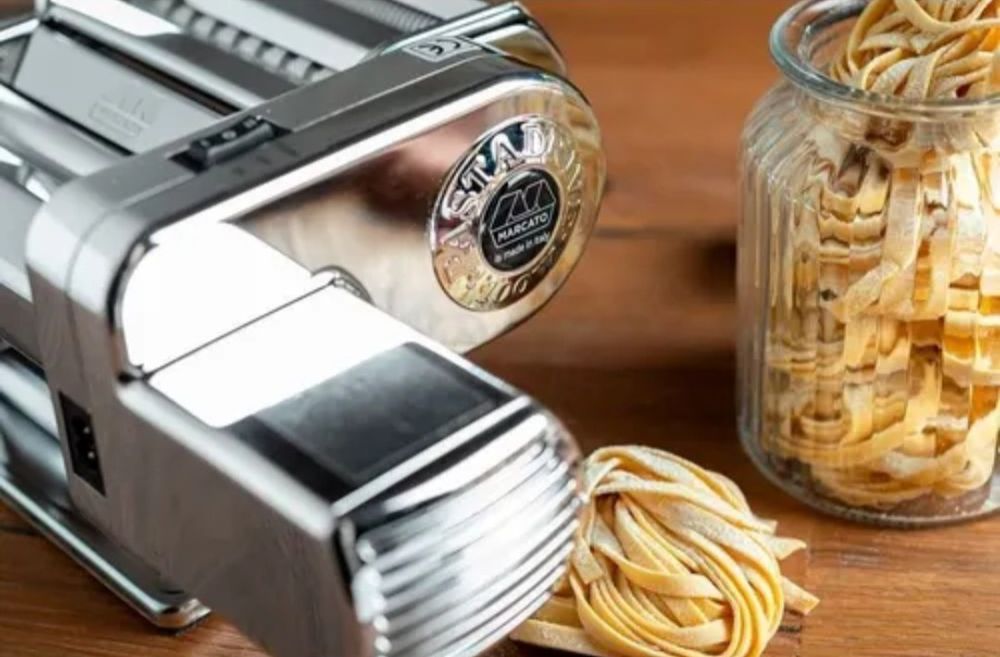 Лапшарезка тестораскатка электрическая Marcato Ampia Motor 150 mm