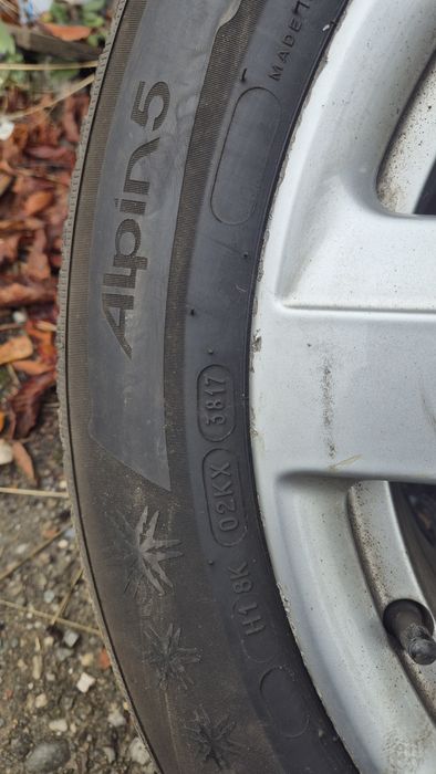 Jante  Audi echipate cu anvelope iarna  Michelin225 55 17