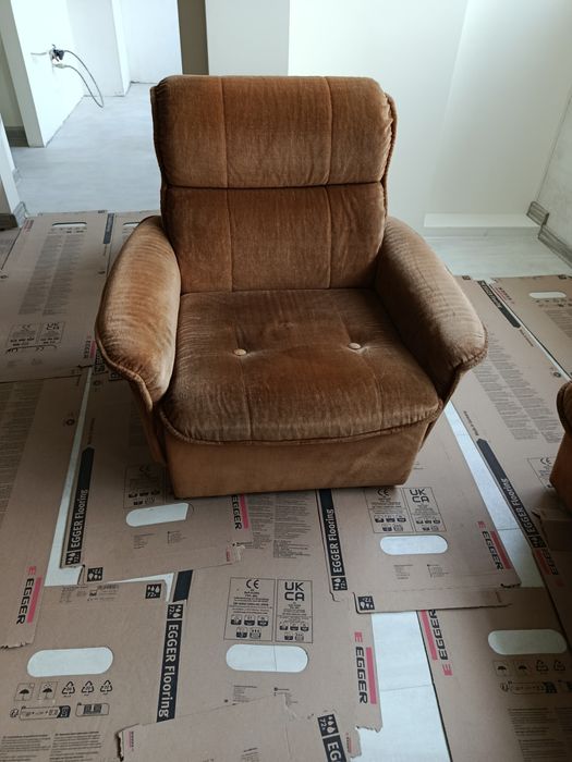 Диван ъглов и фотьойл