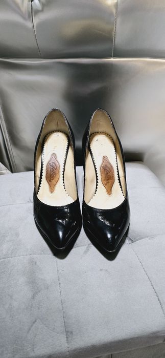 Pantofi guban piele lacuita