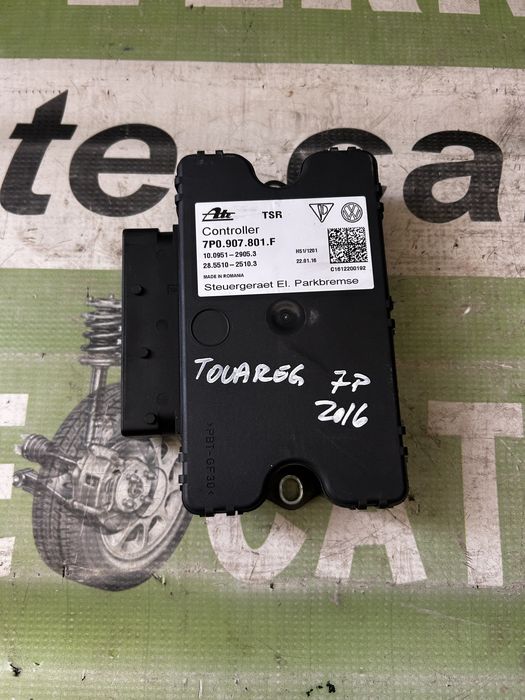 Modul control frână electrică Volkswagen Touareg 7P 7P0 907 801 F