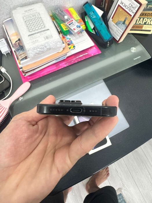 Айфон 16 про,128 Гб, емкость 91%