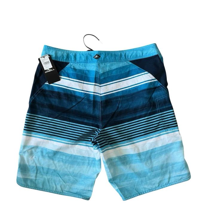 Шорты для сёрфинга O’Neill Blue Striped Board Shorts! Новые с бирками!