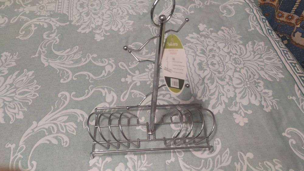 Кухонный держатель, cтойка для тарелок и бокалов, удобный