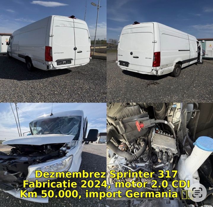 Dezmembrez sprinter 907/910 motor om654