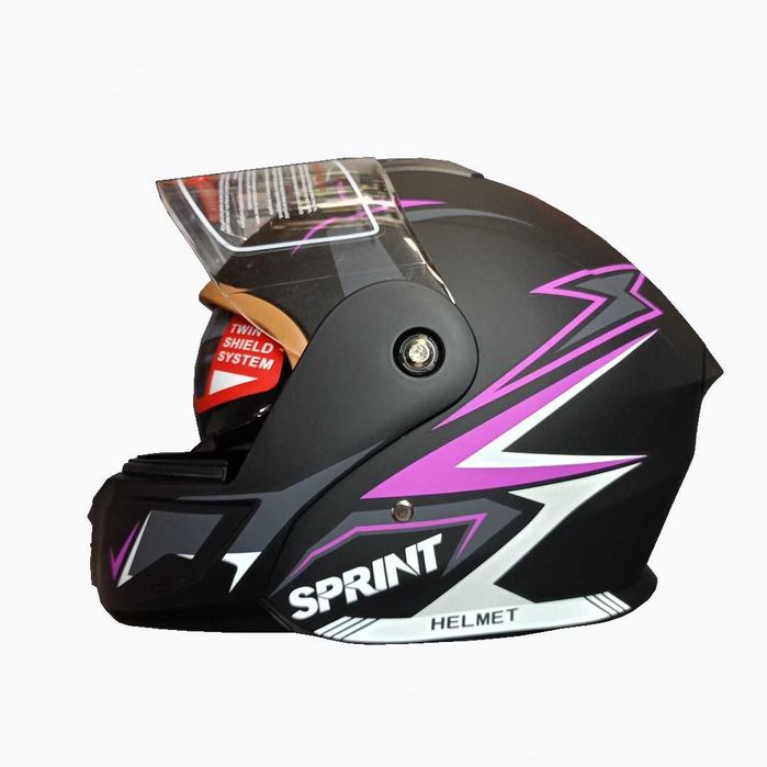 Модуларна каска с вградени слънчеви очила