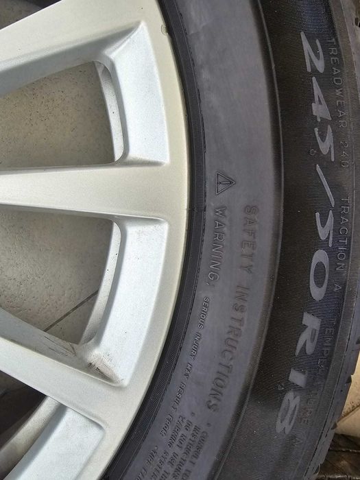 Set complet jante BMW originale + anvelope MICHELIN - 245/50R18