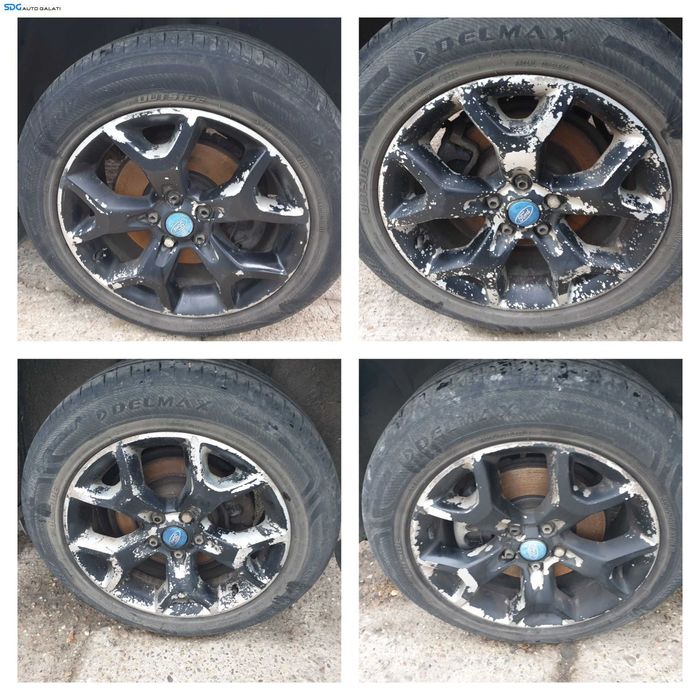 Set 4 Jante Aliaj 235 55 17 R17 cu Anvelope Vara Dot 2023 Ford C Max 2004 - 2010 [K9145]