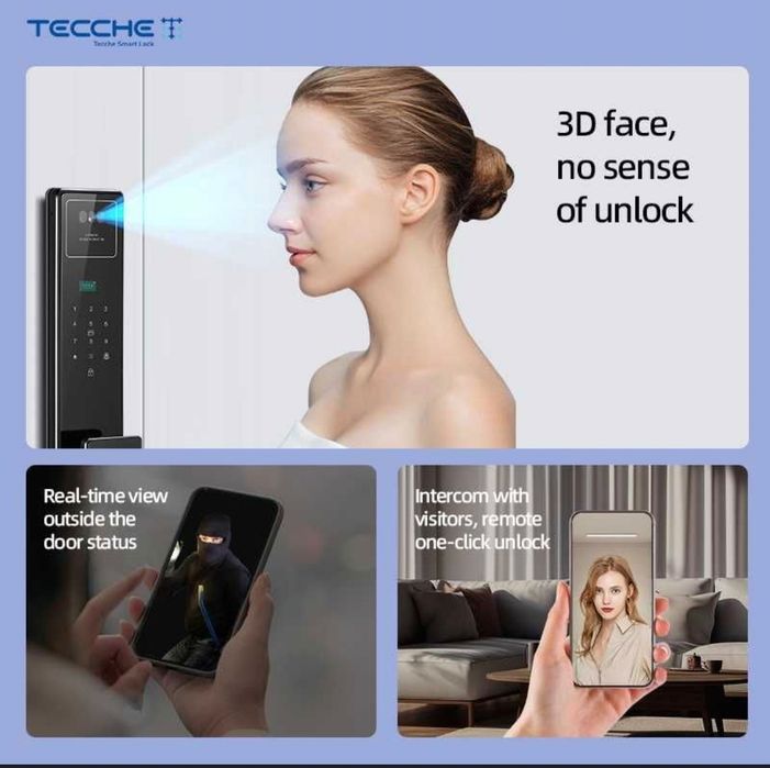 Aqlli qulf Smart Lock Умный замок TECCHE Model V6