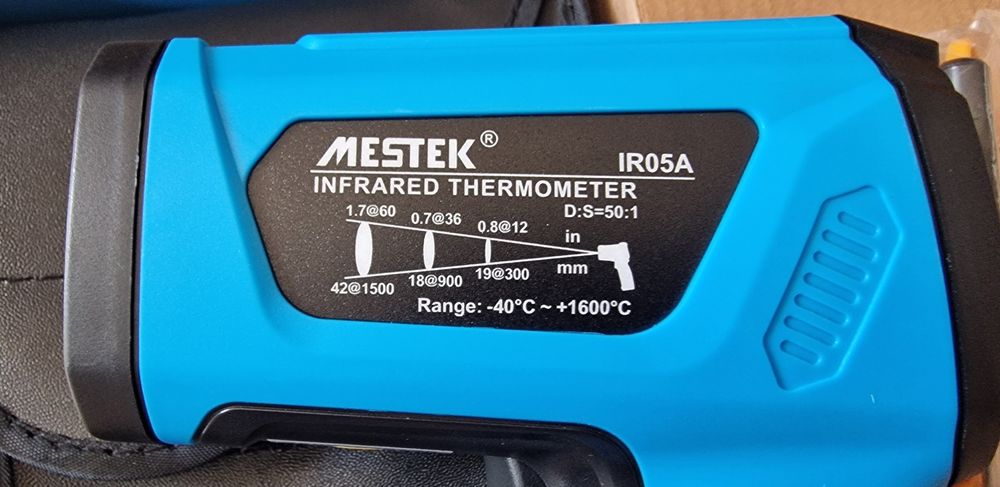 Безконтактен инфраред темометър 1600°С
