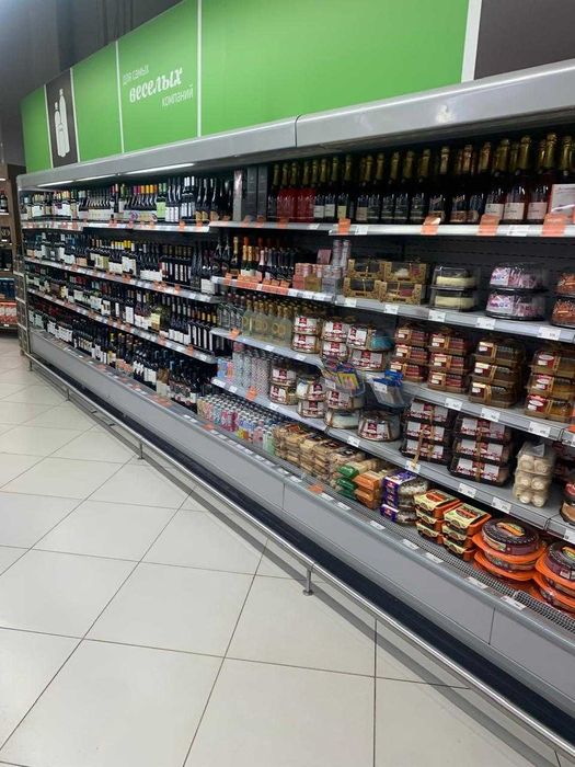 Холодильник для продуков Открытый холодильник Холодильная горка