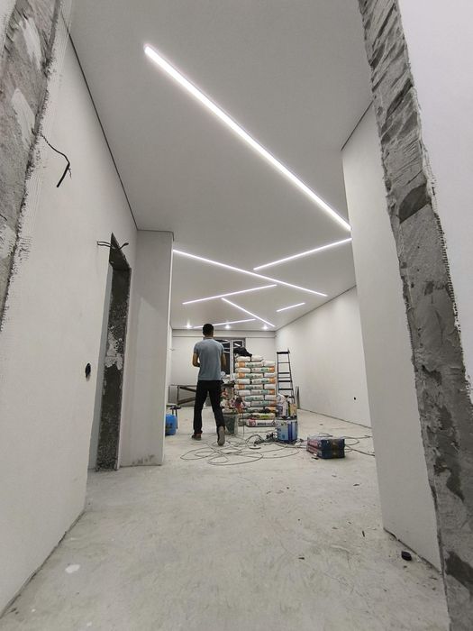 Натяжные потолки от 1300 тнг
