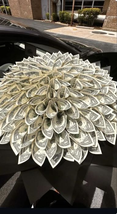 Денежный букет Алматы 5000 мын