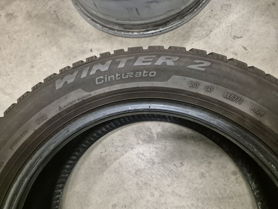 2 anvelope iarna Pirelli 205 55 16 stare foarte buna