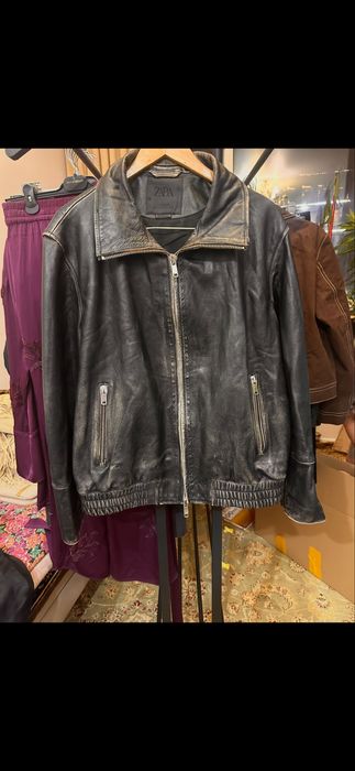 Кожанные куртки zara