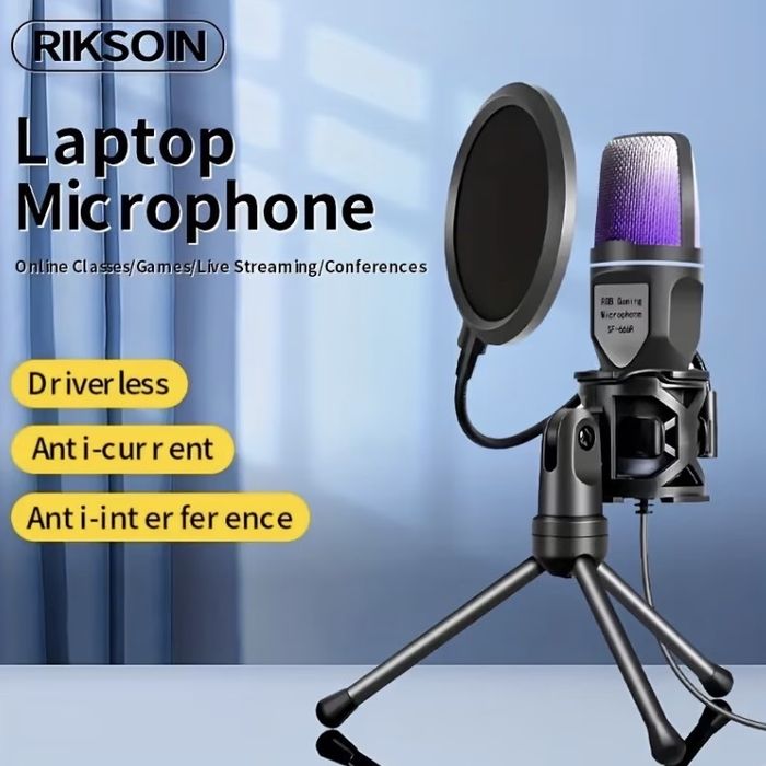 Конденсаторный микрофон для стрима и записи