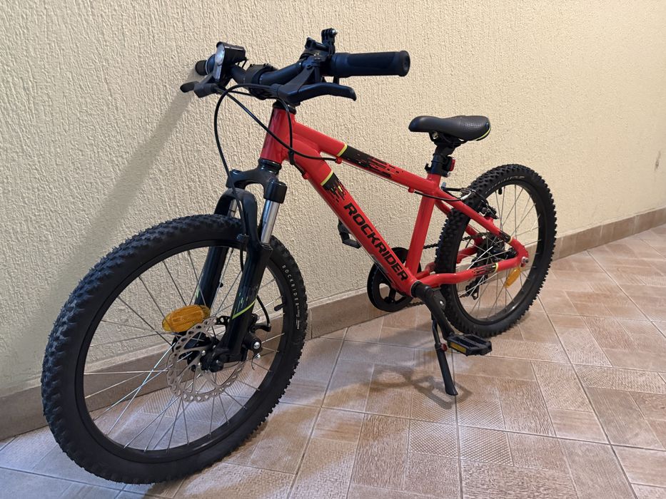 Bicicleta copii Rockrider 20”, aluminiu, frana pe disc