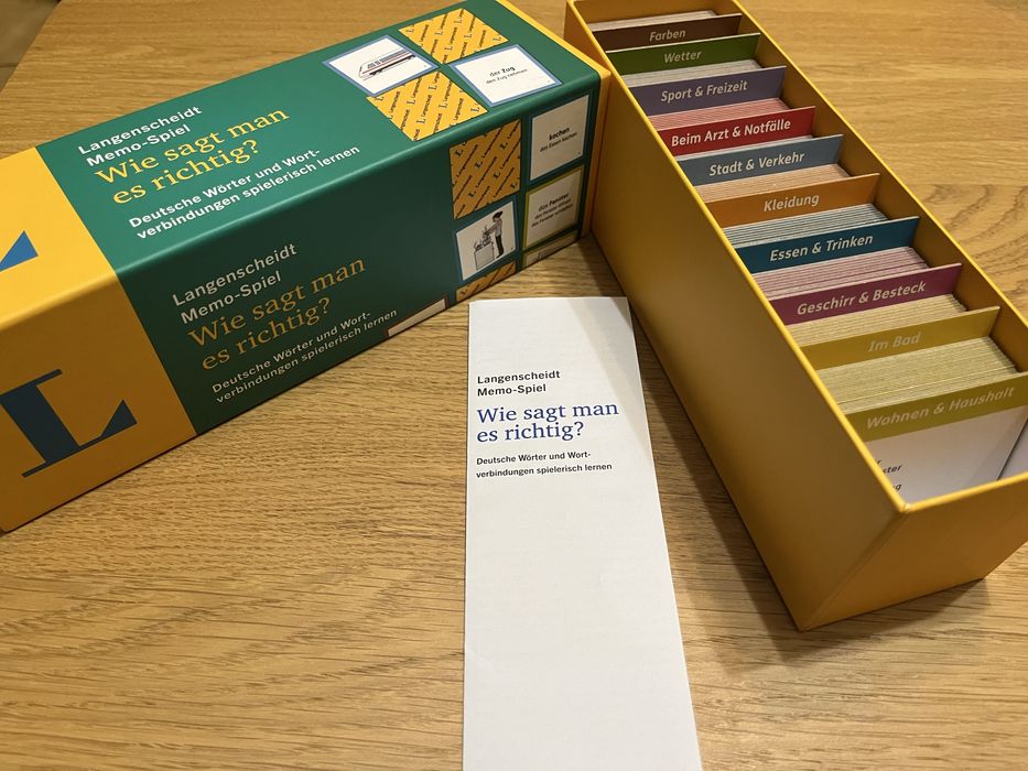 Флашкарти на немски Langenscheidt Memo-Spiel