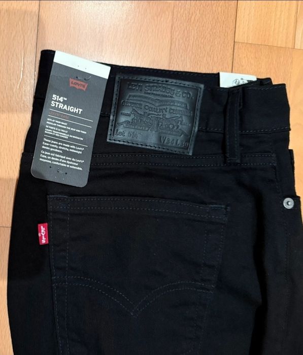 Blugi bărbați Levi's 514 Straight originali, mărimea W34/L30 – Noi cu etichetă