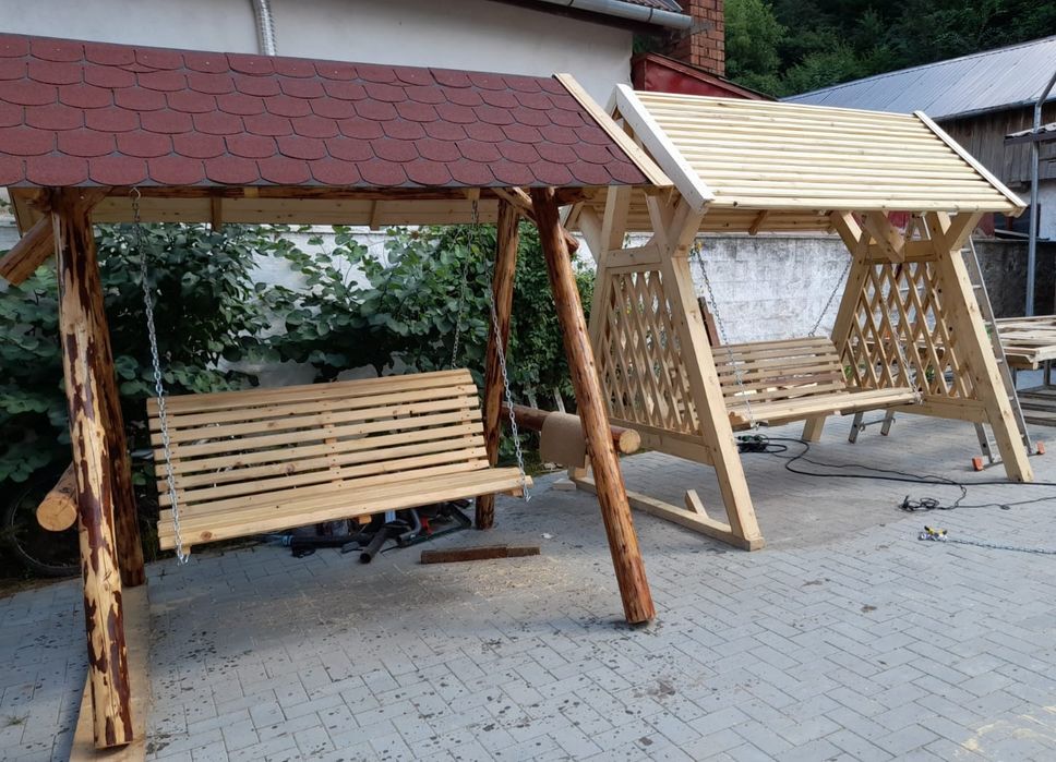 Foisoare, leagăne filigorii, pergole, mobilier de gradina