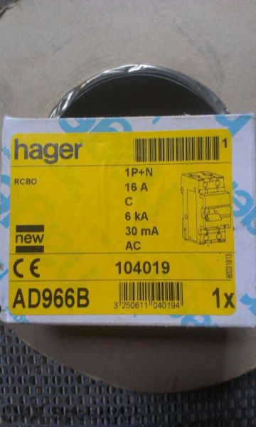 Дефектнотокови защити 16А 30mA HAGER