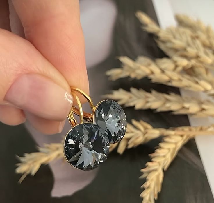 Сережки сваровски