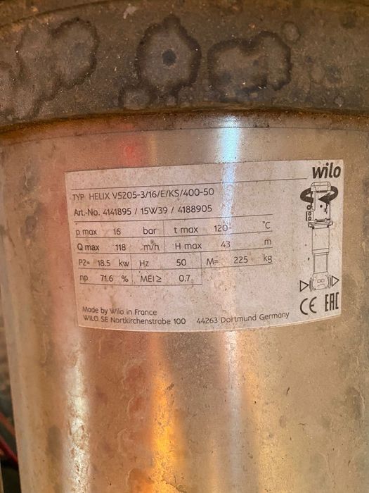 Пожарный насос Wilo