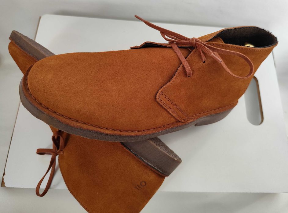 Ghete chukka 40 41 43 premium PURO EGO NOI piele naturala moale camel