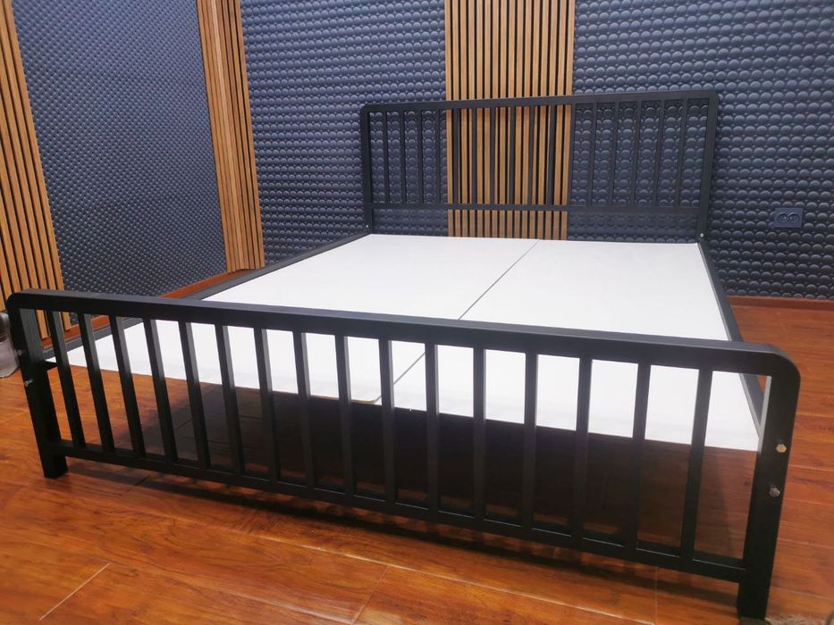 Металлическая кровать. Двухспальная кровать.  Темир крават