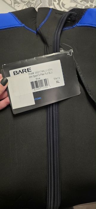 BARE 5MM SPORT S-FLEX, неопренов костюм