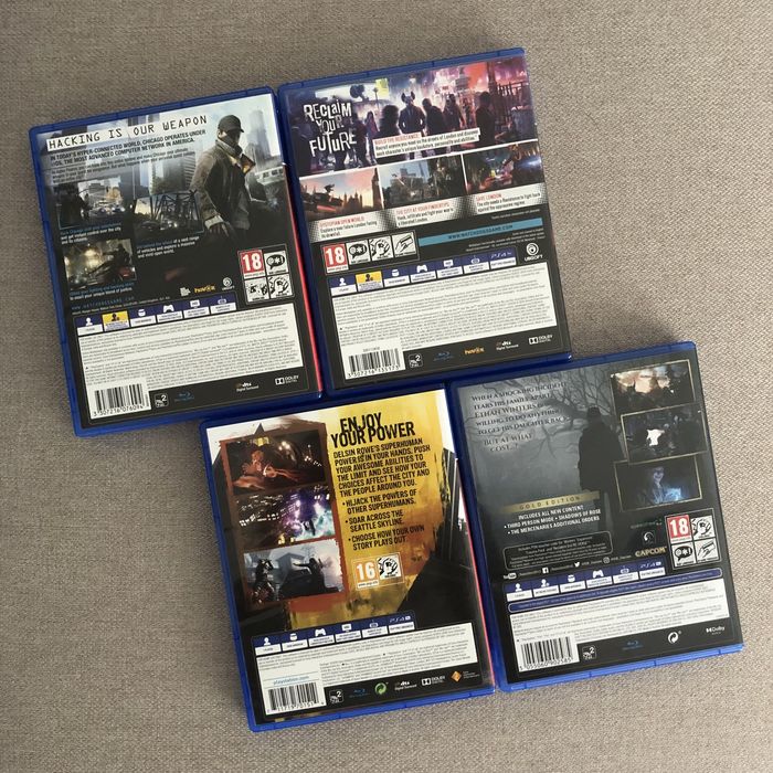 Set 4 jocuri video PS4
