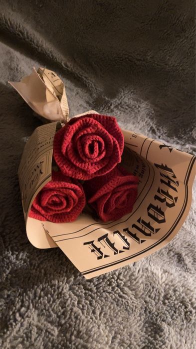 Trandafiri croșetați handmade