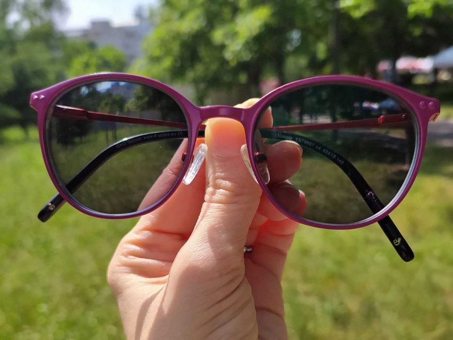 Готови женски очила-хелиоматик, сиви, диоптрични, -5,