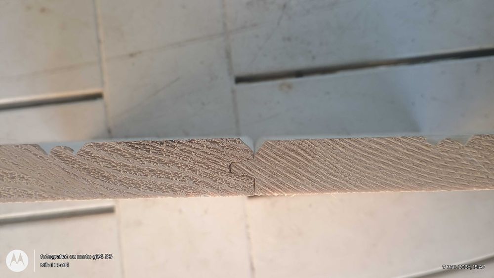 Lambriu   12,5cm-13,5 latime x18 mm grosime