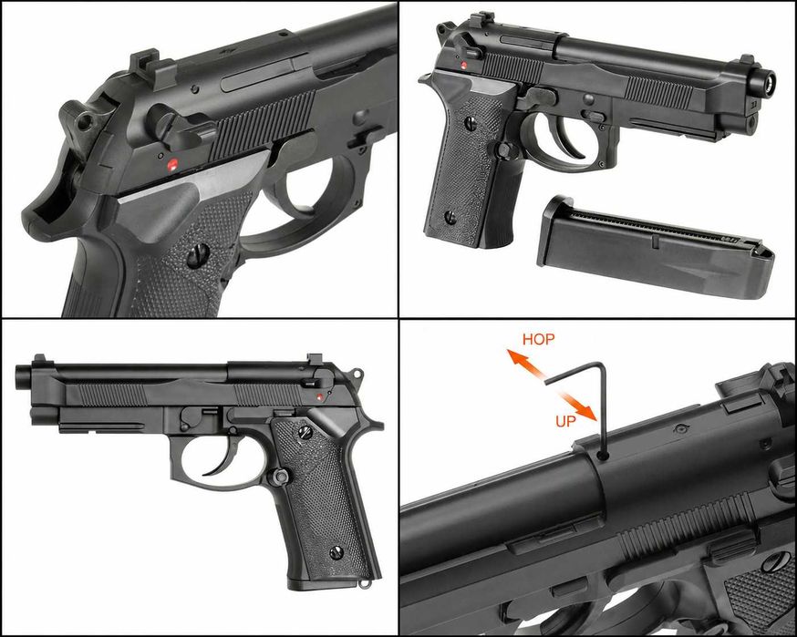 Pistol [Pachet Complet!!] - 2,5 Jouli - MODIFICAT cu Gaz + Munitie NOU