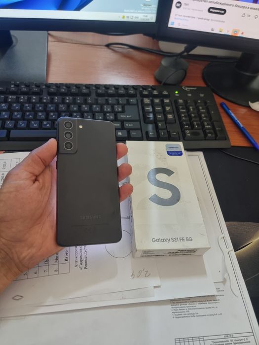 Samsung S21Fe 8/128gb ideal iwlawi zur aybi yuq tozza telefon