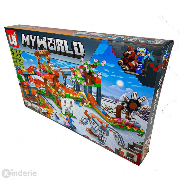 Голям Конструктор MY WORLD  578 части Майнкрафт konstruktor